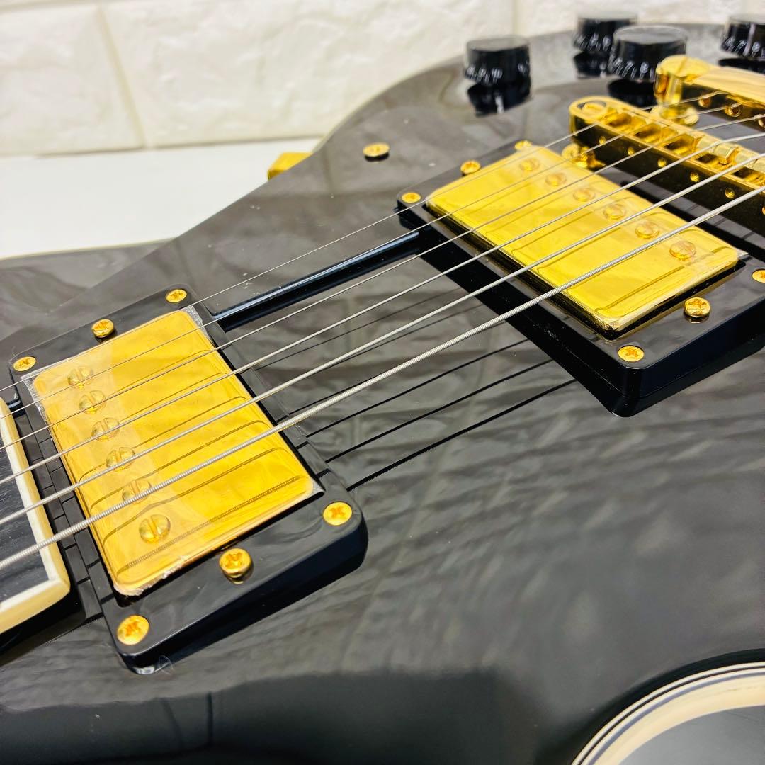 【美品】BUSKER'S BLC30 レスポールカスタムタイプ ブラック
