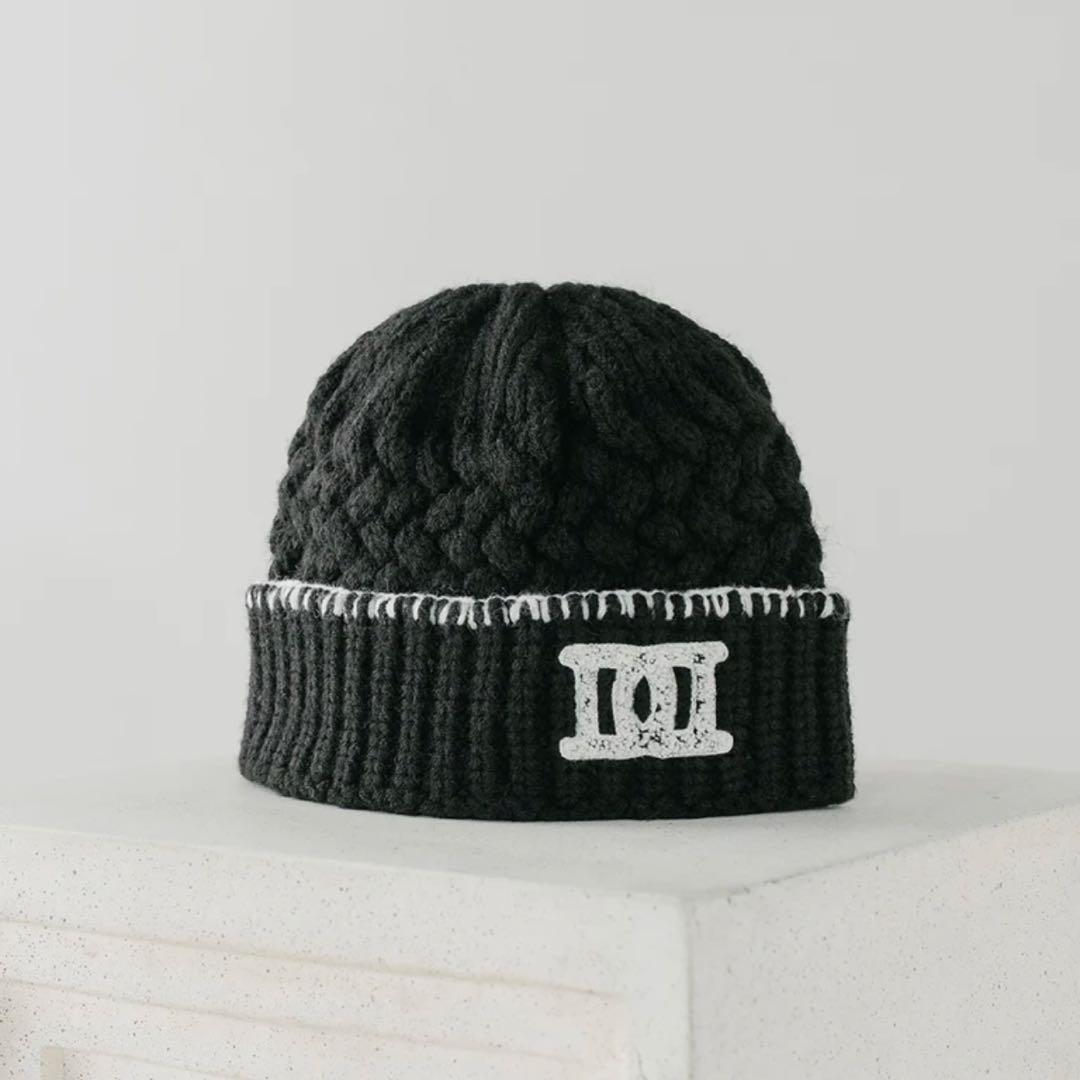 新品・未開封♡Darich♡DDロゴバスケットニットビーニー　BLK
