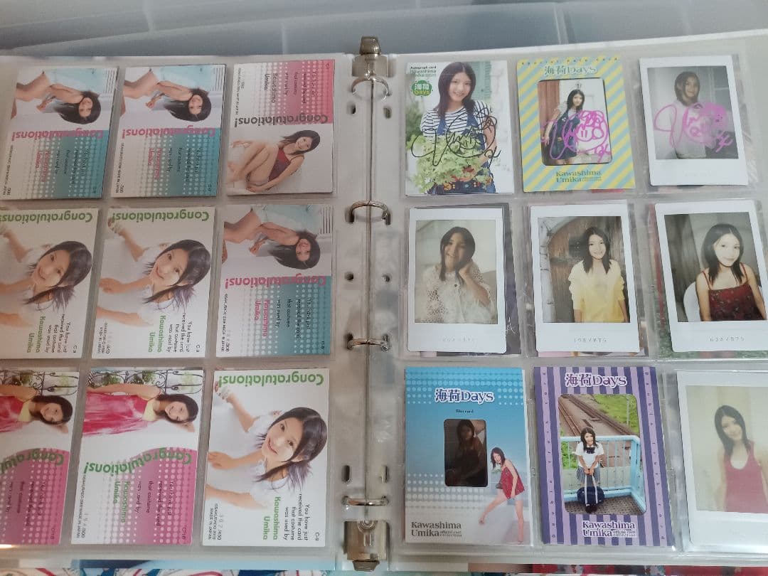 最終値下げ　川島海荷　カードコレクション　海荷Days　ファイル　サインカード