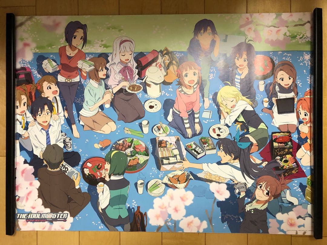 【非売品】アイドルマスター アニメシリーズ 花見 B2 サイズ ポスター ②