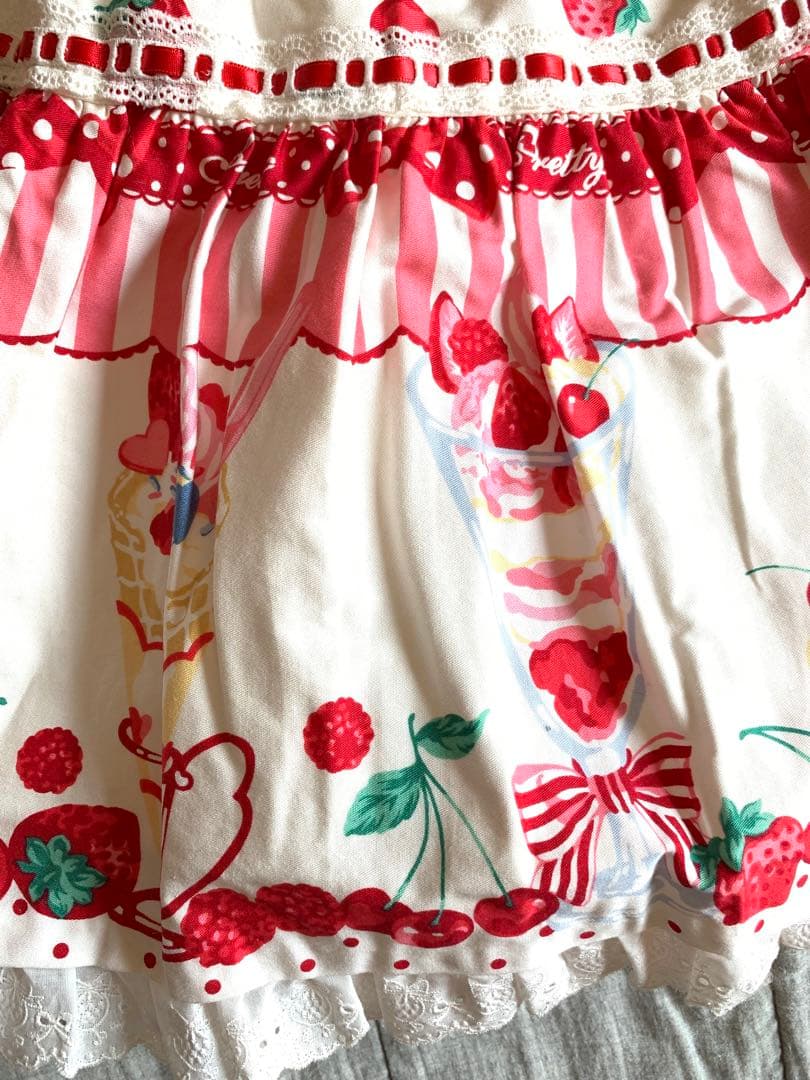 タグ付☆ストロベリーパーラースカート いちごパフェ アンジェリックプリティ