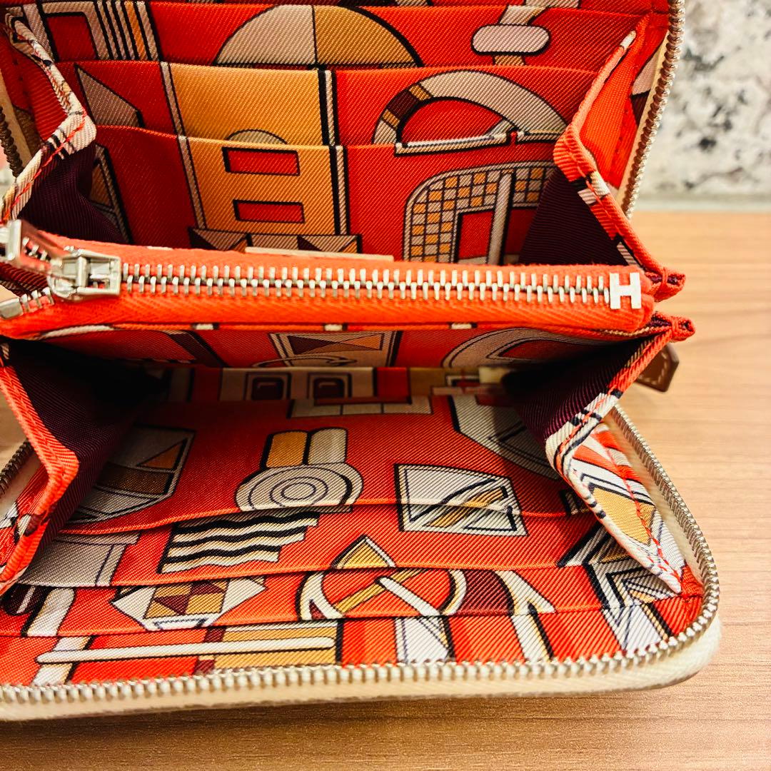 ⭐️美品⭐️ エルメス アザップシルクイン コンパクト A刻印 財布