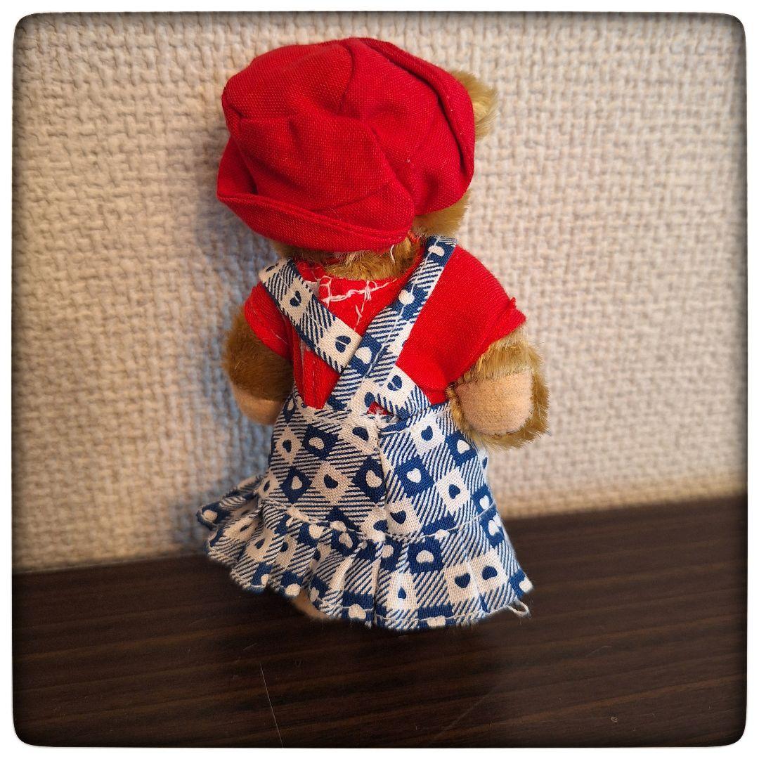 美品【Schuco シュコー 】ミニチュア テディ ベアー コスチューム