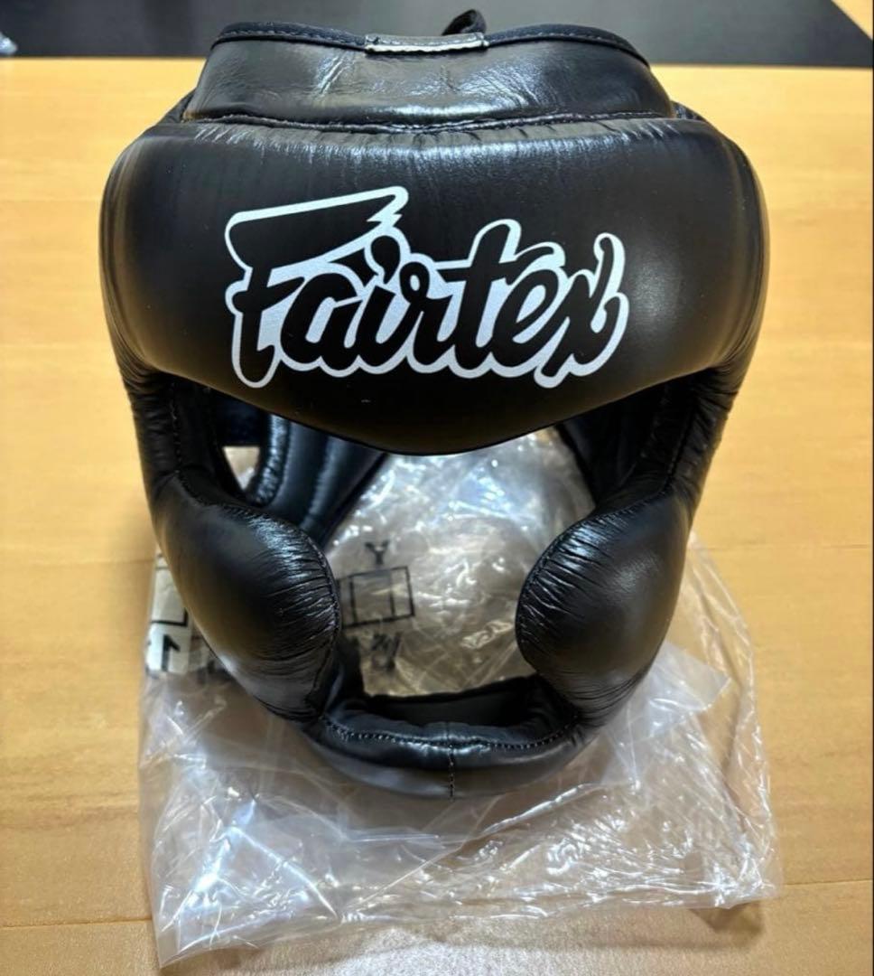 【新品】Fairtex ヘッドギア HG13 lace up 黒 XLサイズ