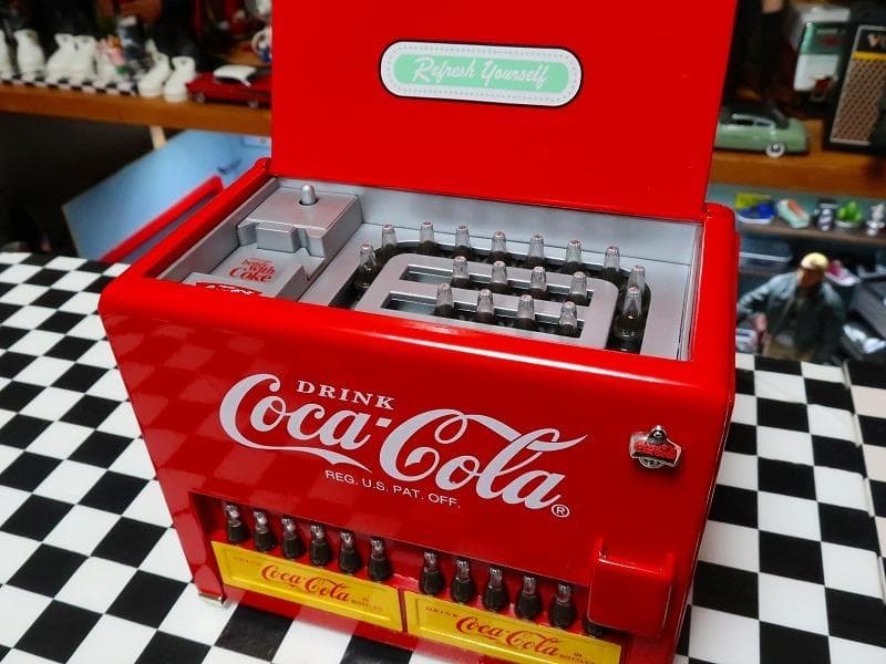 コカコーラ ビンテージ クーラーボックス型バンク 音楽 効果音