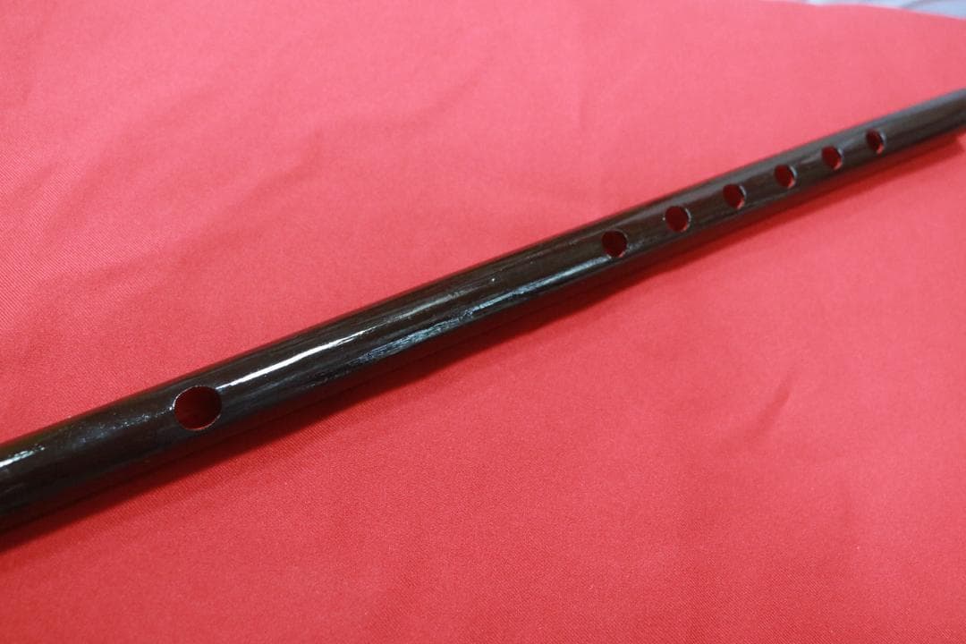 沖縄県産　琉球横笛　竹製（A～A♯調に変調できる琉笛）上級用　手工品　新品未使用