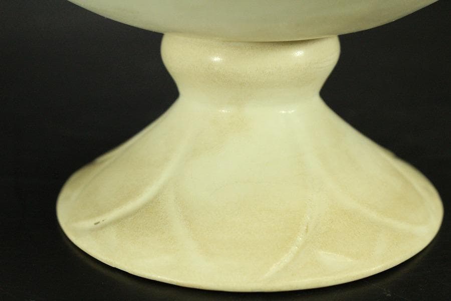 中国美術 白磁 高碗 台 二件 φ11.3cm(LC513)