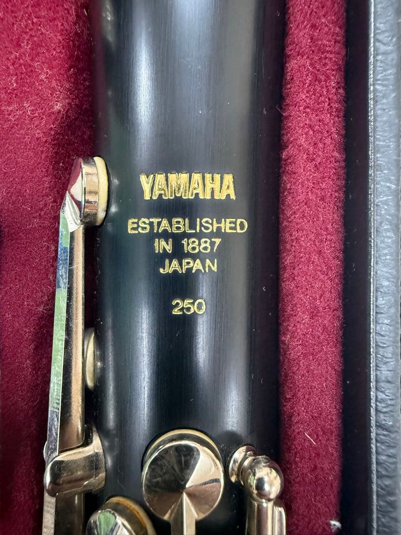 ヤマハ クラリネット 本体美品 YCL-250 ハードケース付き