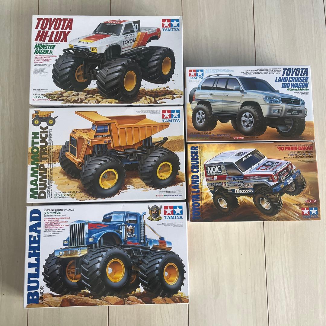 【新品未組立】タミヤ TAMIYA ワイルドミニ四駆　5箱セット