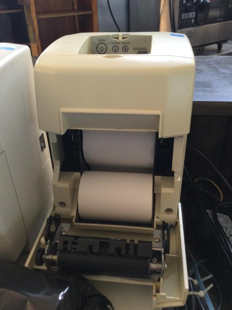 Ｕレジ　TSP650　プリンター　キャシュドロワー　レジロール　スタンド