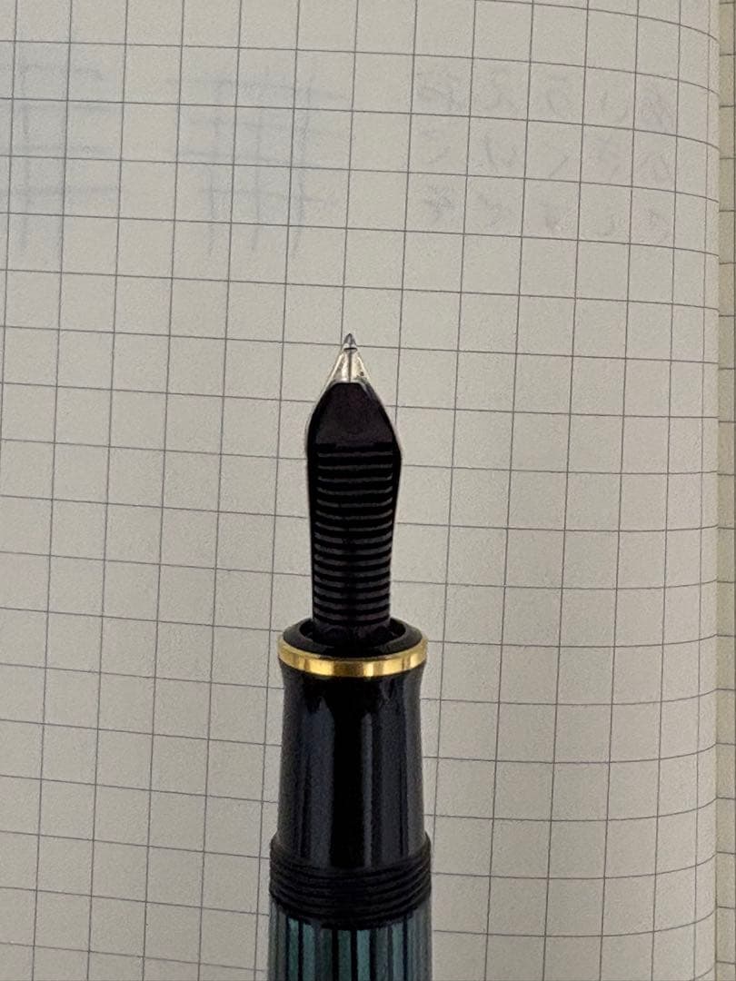 スーベレーンM600 緑縞　三角研ぎF