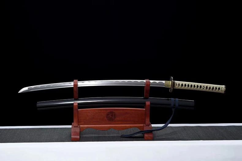 1064-武具 刀装具 日本刀　模造刀 居合刀 武士道 武蔵 鑑賞用 手鍛造打