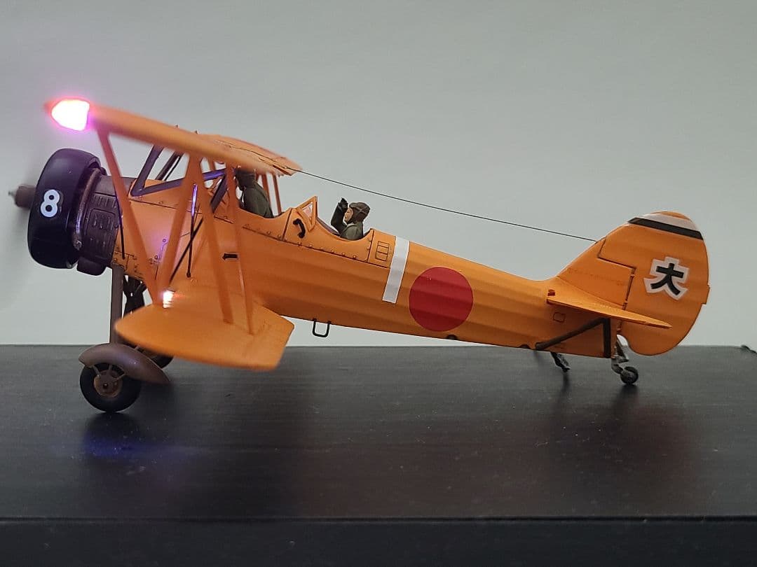 tomoya 九五式中間練習機(赤とんぼ)大刀洗リアルモーターライズ完成品