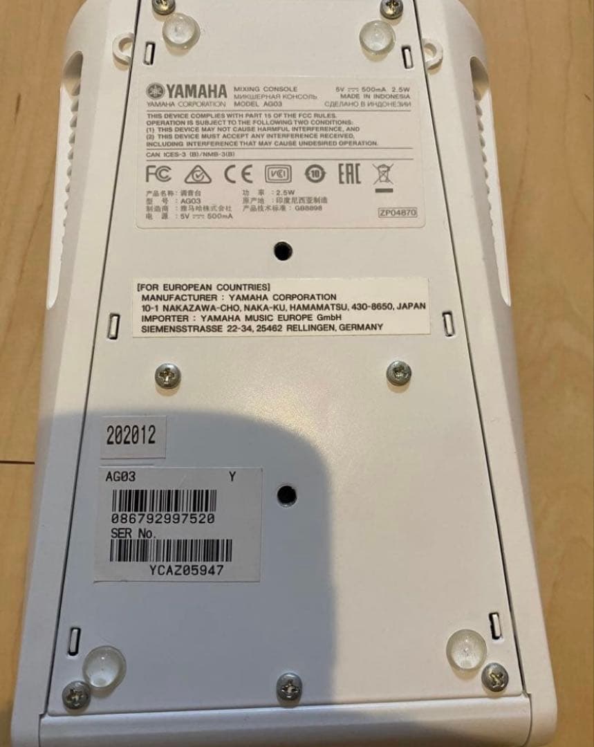 美品 YAMAHA AG03