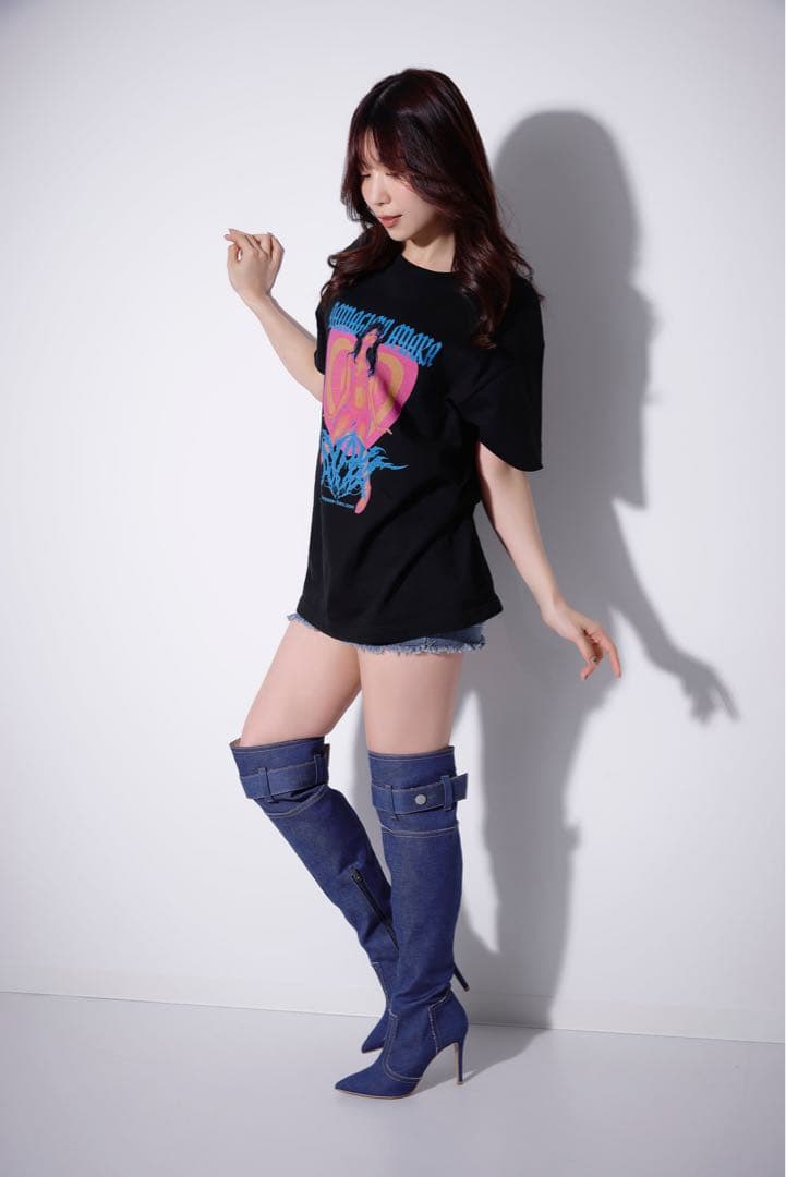 山岸あや花　Tシャツ　【YAMAGISHI AYAKA】 L TEE