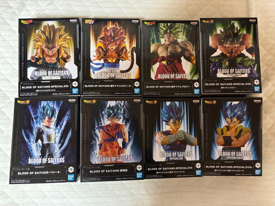 BLOOD OF SAIYANS フィギュア 8体セット
