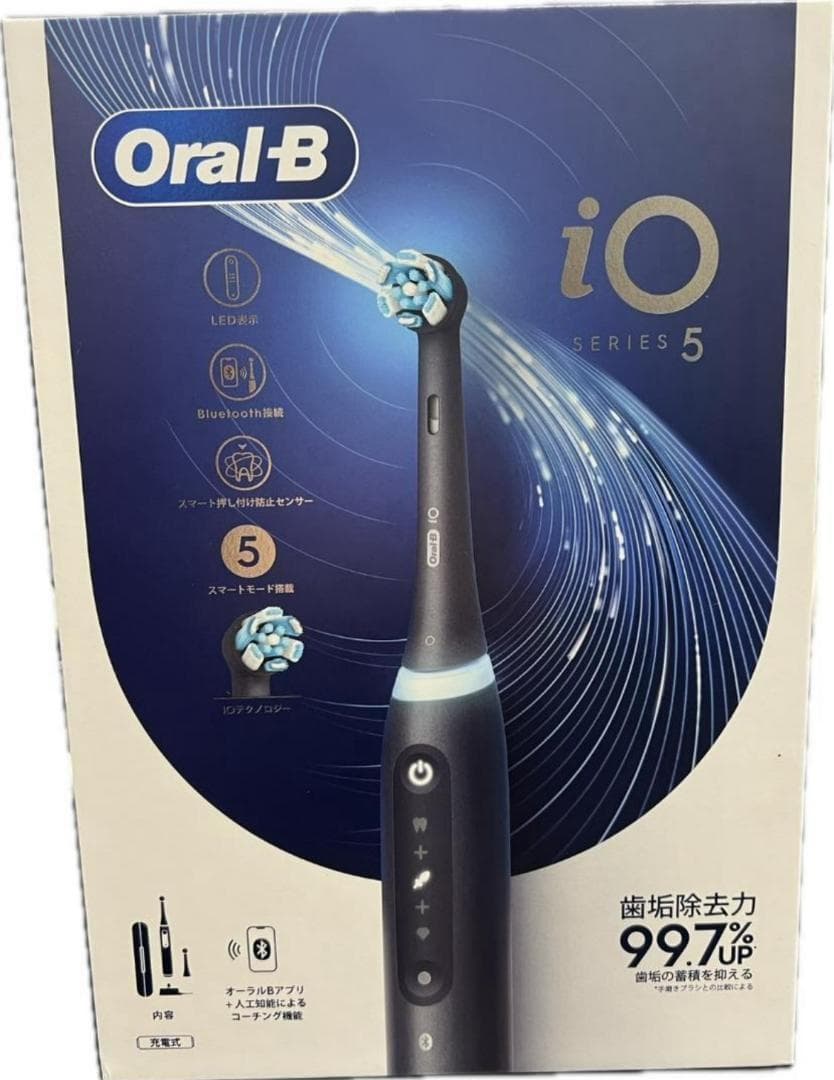 ブラウン 電動歯ブラシ オーラルB iOシリーズiO5 IOG52J62KBK⑥