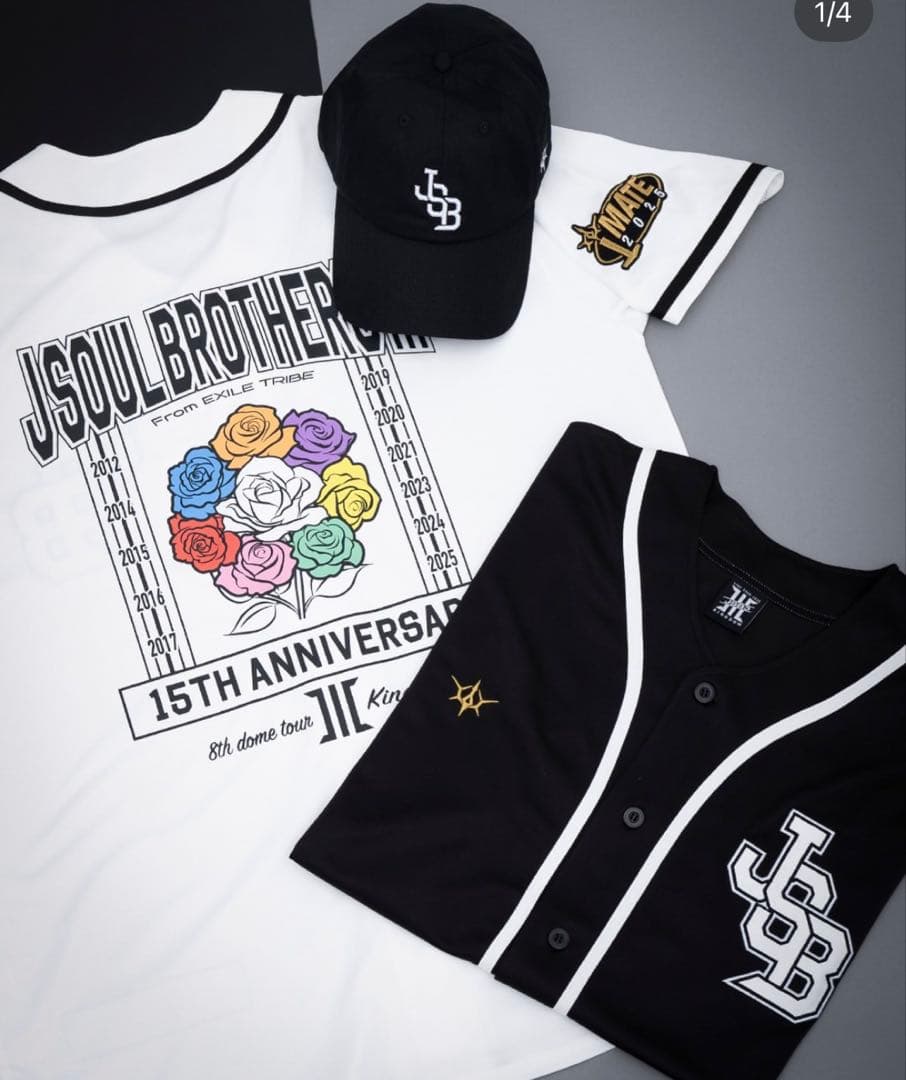 FC限定 LIVE TOUR 2025 KINGDOM ベースボールシャツ 白