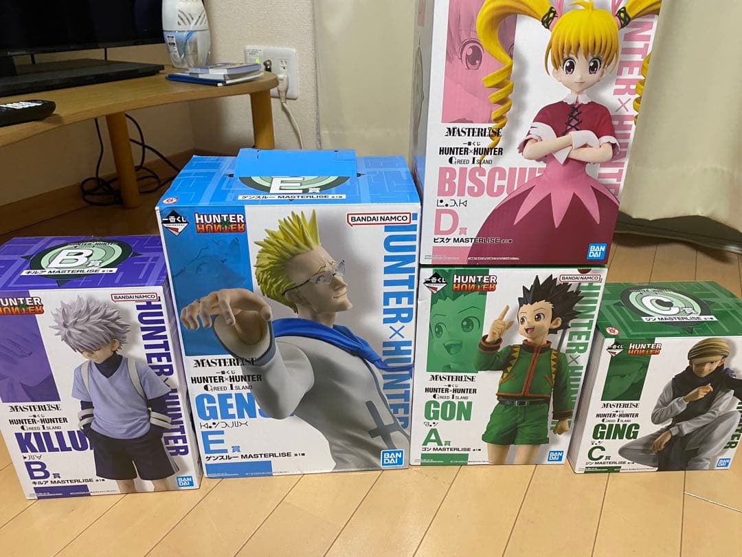 ハンターハンターフィギュア セット　一番くじ　グリードアイランド