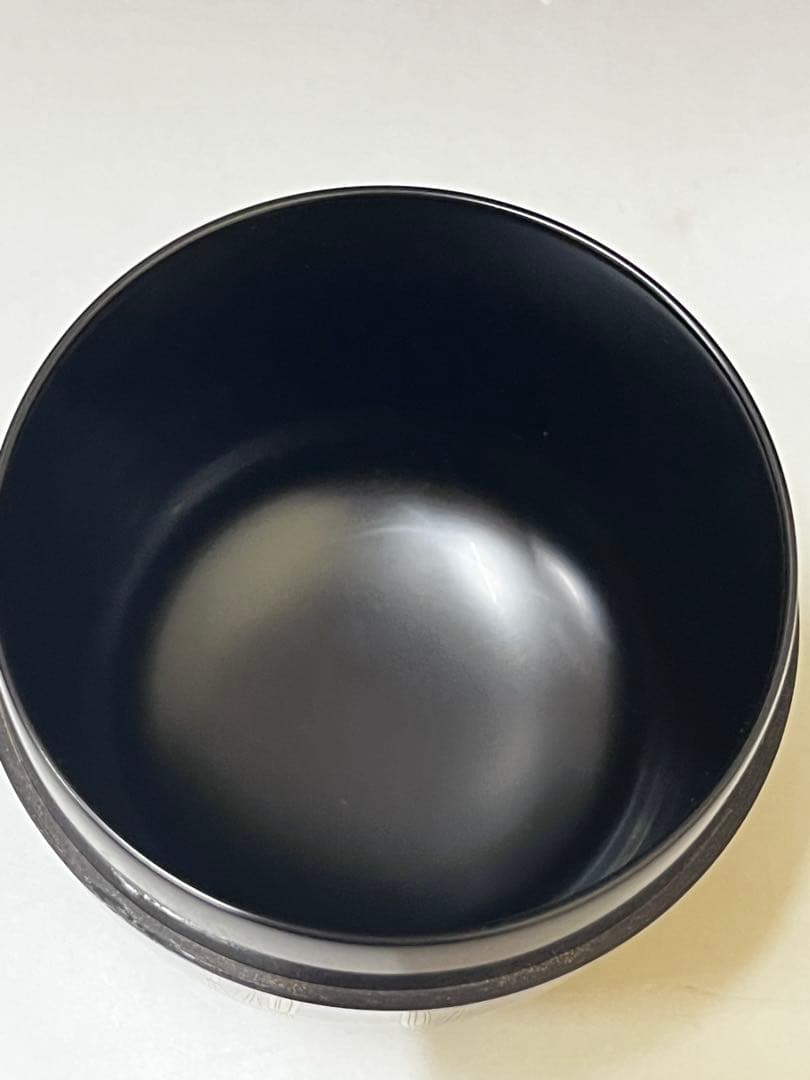 E529 平野桂山 棗 中棗 輪島塗 桂山 木賊棗 茶道具 茶器 茶入