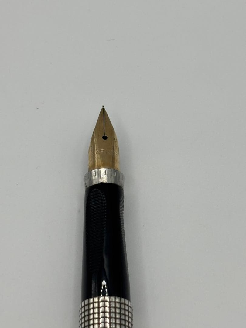 パーカー　75 　万年筆 　ペン先14K 　スターリングシルバー 　 USA製