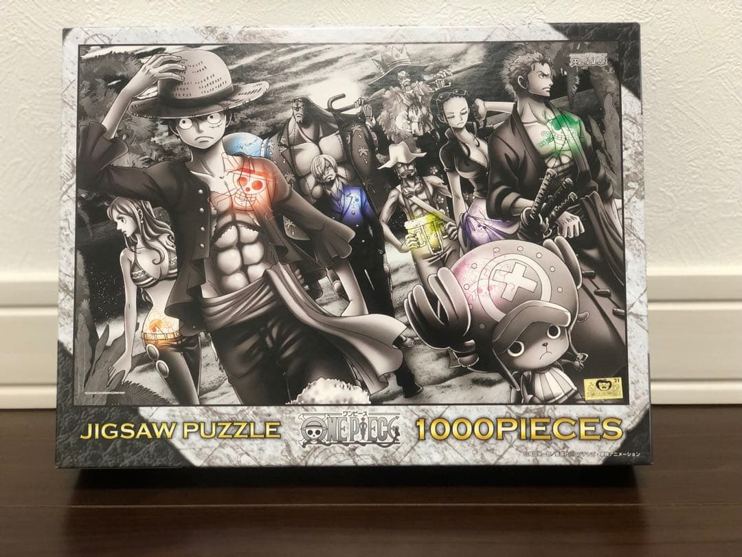 即部屋に飾れます！【組立て済品】1000ピース ジグソーパズル ワンピース 上陸