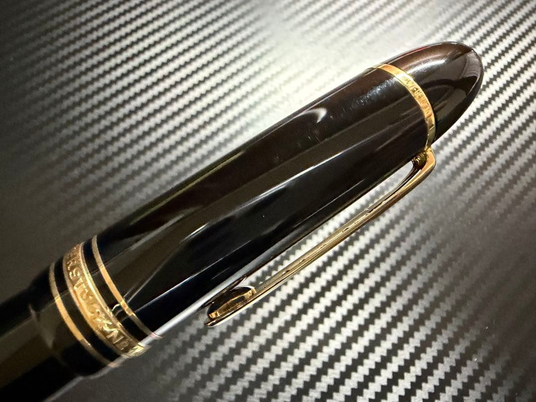 極美品 エボナイト芯 モンブラン 149 18K 中白 B 太字 万年筆
