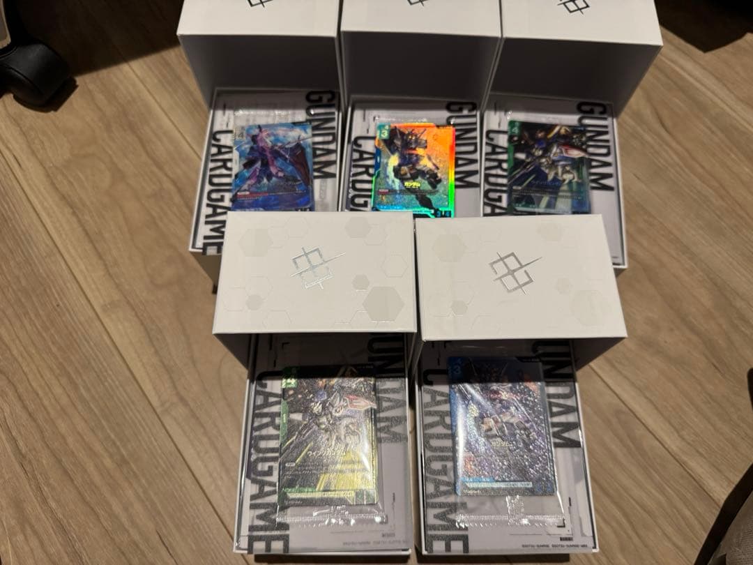 ガンダムカードゲーム　リミテッドBOX Ver.β パック開封済