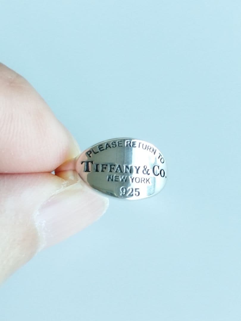 TIFFANY & Co. リターン トゥ オーバル リング 約8.5号