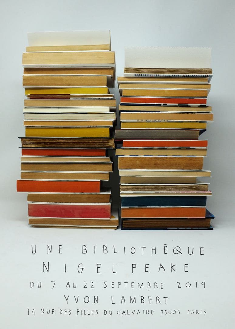 現地完売品 特注額装付 ナイジェルピークNigelPeake 両面希少ポスター