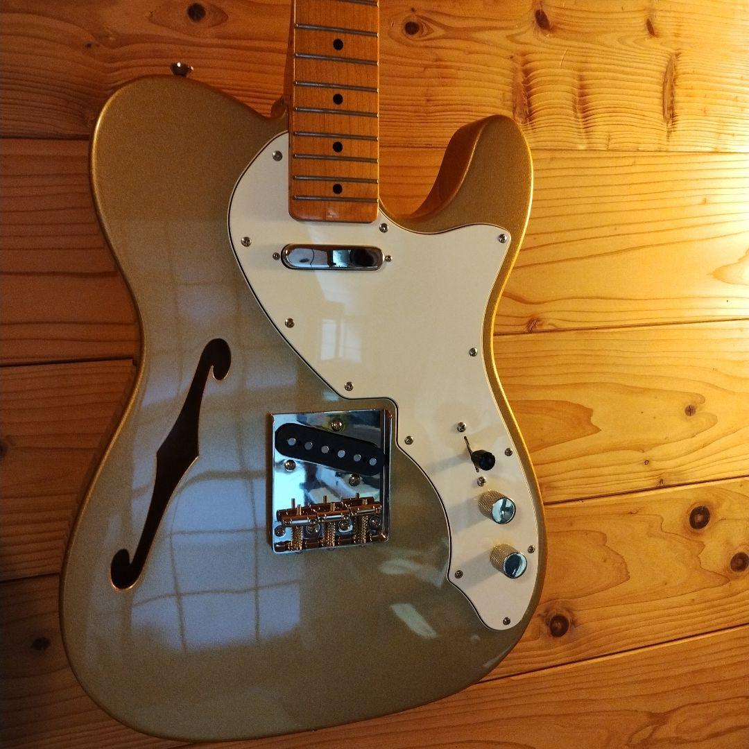 Squier ClassicVibeTelecasterシンライン ゴールド