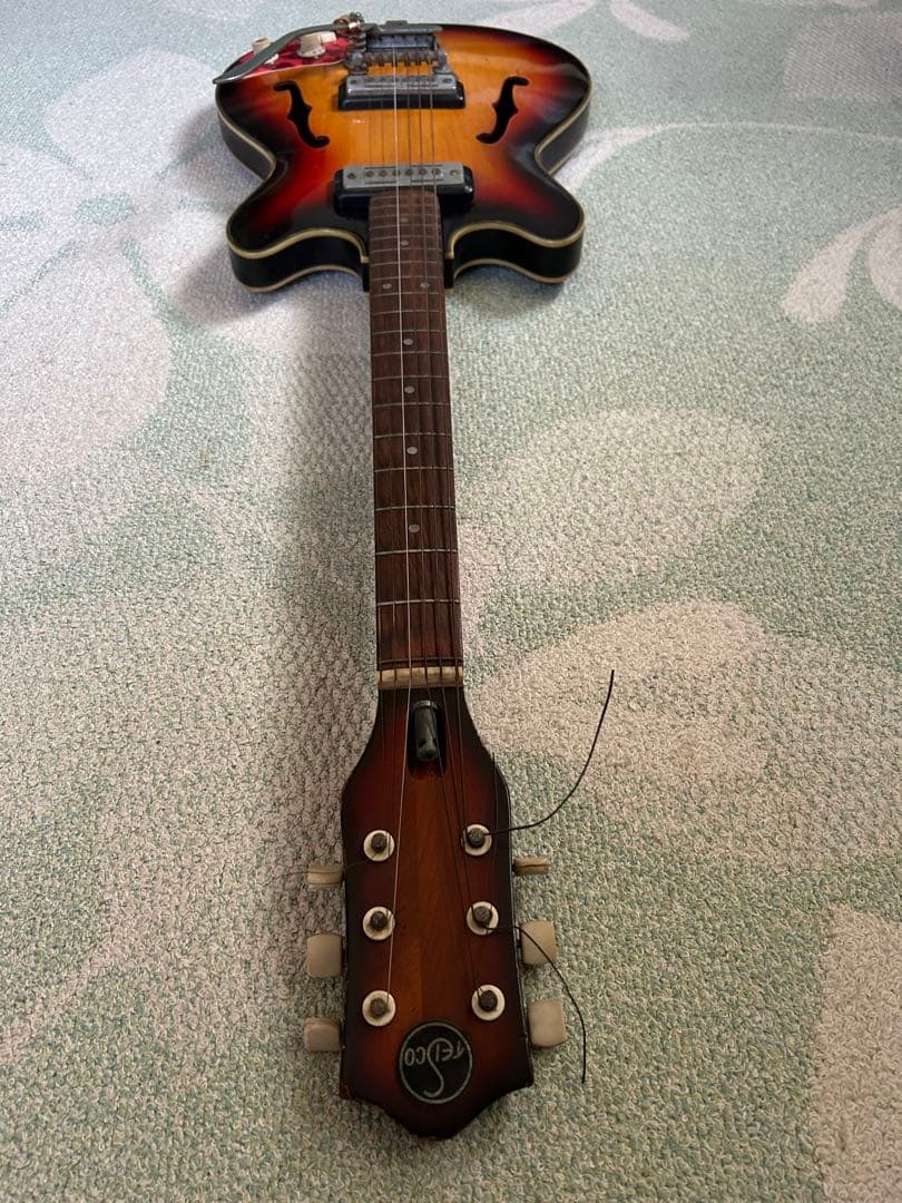 TEISCO EP-2L テスコ　サンバースト セミアコギター　1960年代
