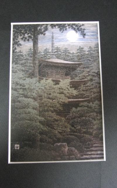 澁澤卿、【輝塔清光】、希少な額装用画集より、新品額装付、状態良好
