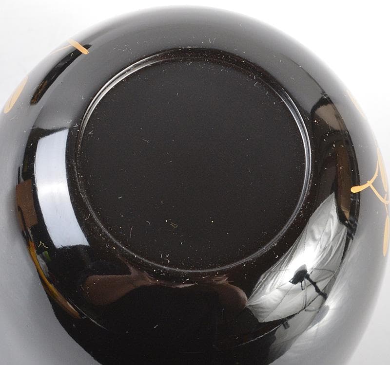 茶道具　輪島塗　蒔絵師　一后一兆監修　萩棗　共箱　V　R5117