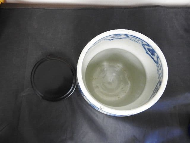 大清嘉慶年製　水指　M１４２０