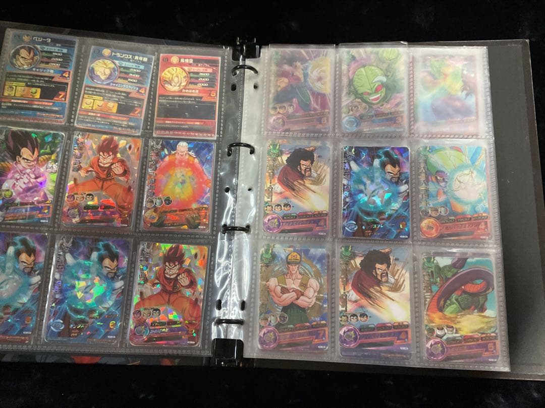 ドラゴンボールヒーローズまとめ売り引退品旧弾H一弾貴重バインダー付き