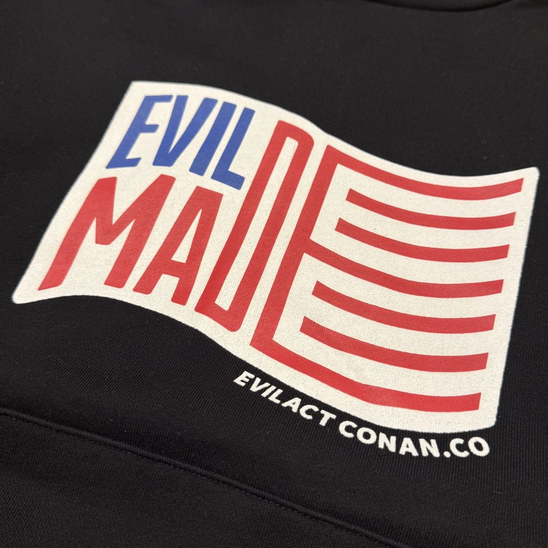 EVILACT スウェットパーカー ブラック Mサイズ