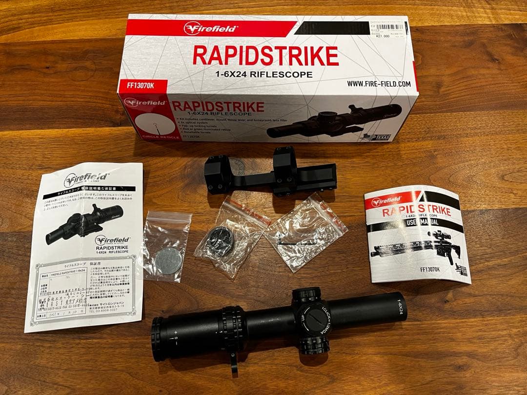 Firefield RapidStrike 1-6x24 ライフルスコープ
