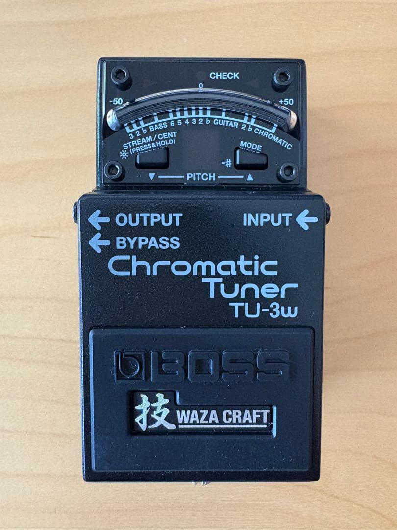 BOSS TU-3w ペダルチューナー