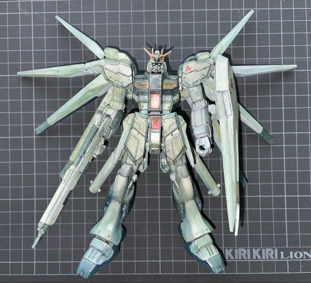 νガンダム全塗装アニメ塗りおまけつきハイニューガンダムガンプラプラモデル