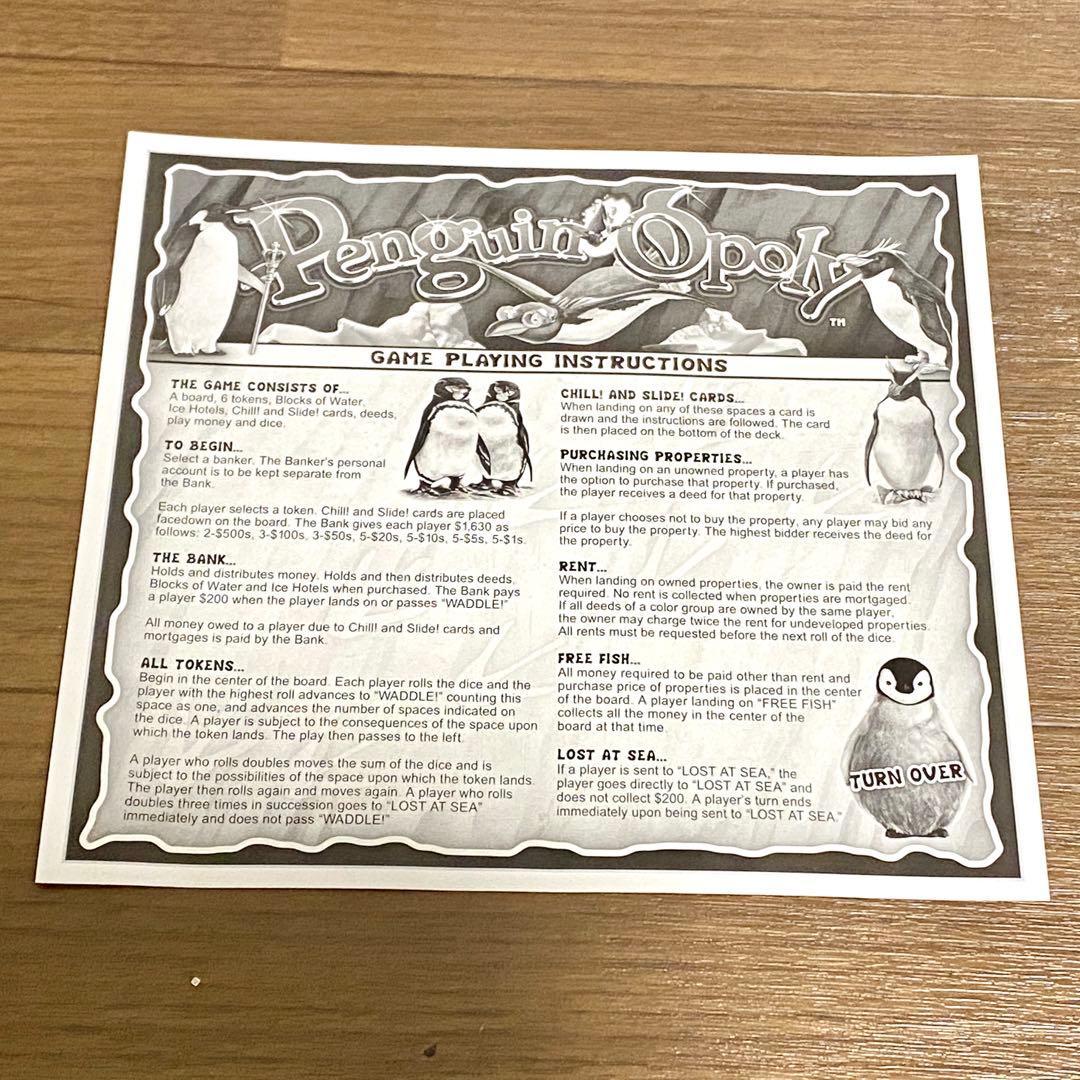 【海外品】ペンギンモノポリー ボードゲーム 英語 海外ゲーム