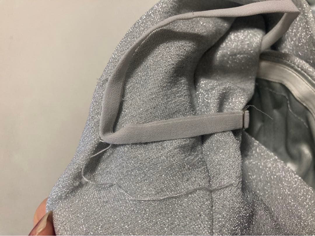 Suger JEAN MACLEANジャンマクレーン ロングドレス M シルバー