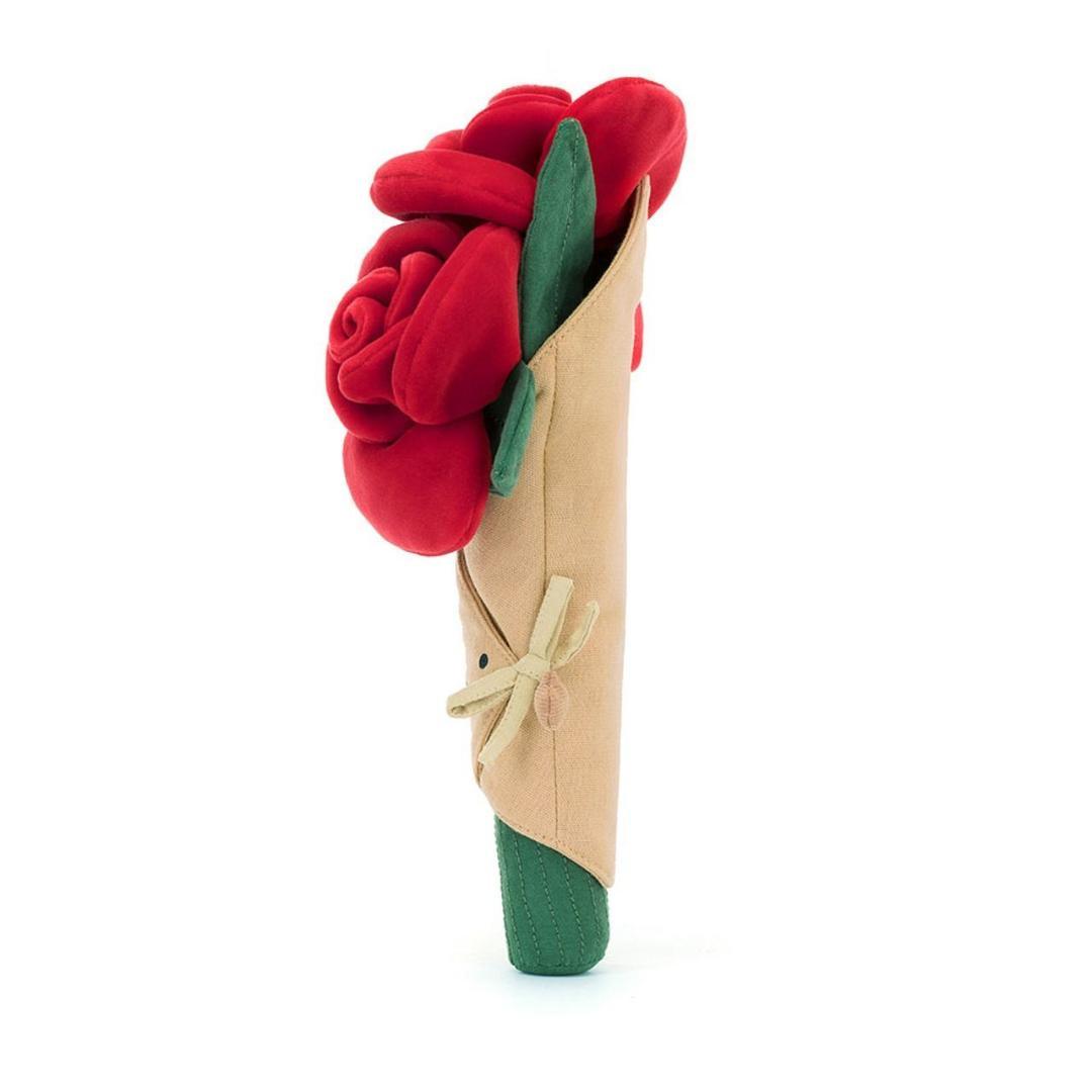 新品【】ローズブーケ 薔薇　花束　　30cm　ぬいぐるみ　花