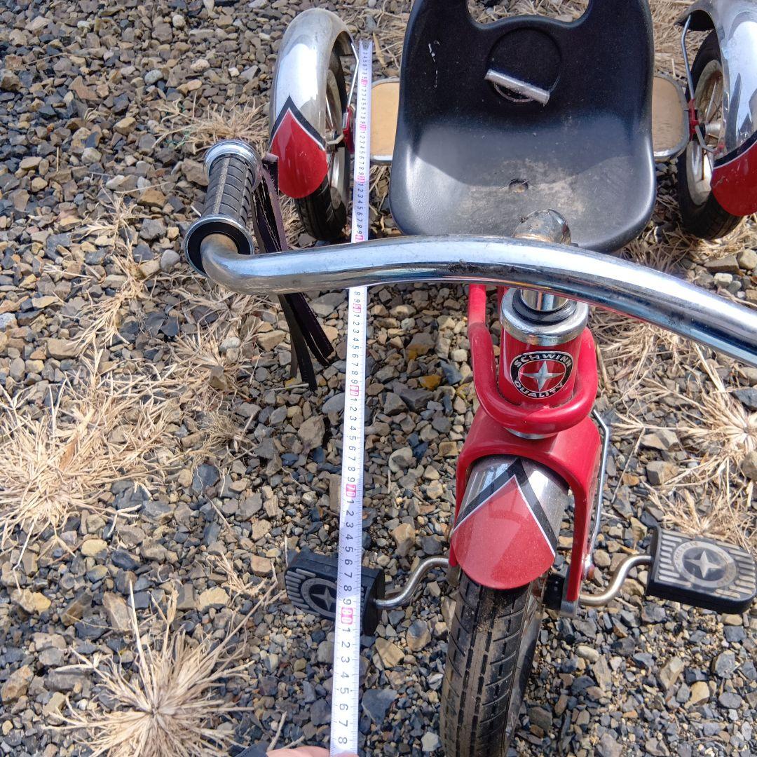 赤い三輪車 金属フレーム