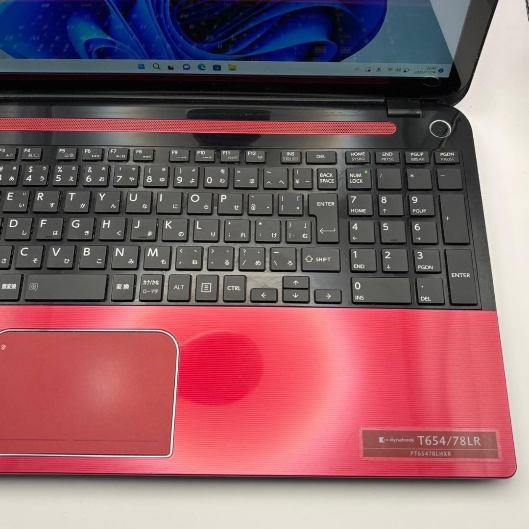 【東芝】T654 高性能i7 新品SSD256GB 8GB ノートPC