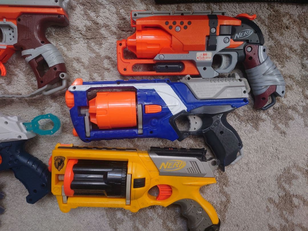 ナーフ7丁 的3 弾新品340発 NERF