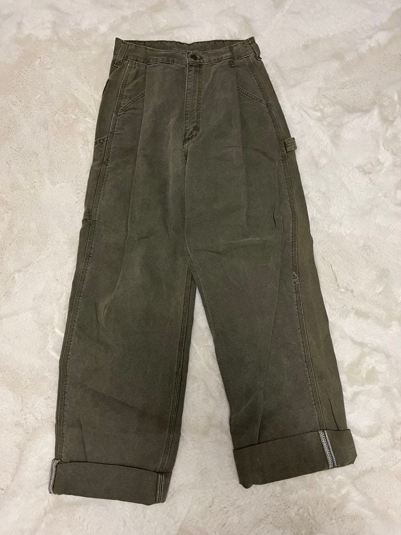 carhartt カーハート　ワークパンツ　オリーブグリーン