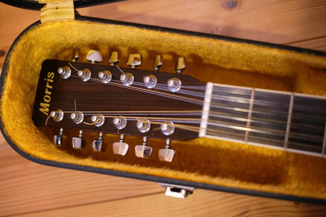 モーリス B-25 12弦 アコースティックギター & SHUBB製カポ