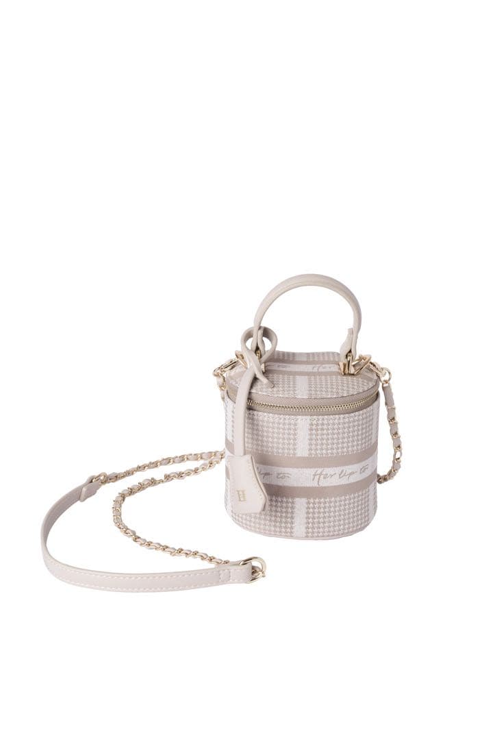バッグ herlipto Jacquard Mini Vanity Bag