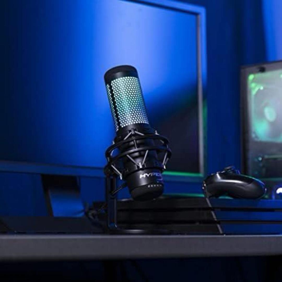 新品 HyperX QuadCast S スタンドアロン コンデンサーマイク